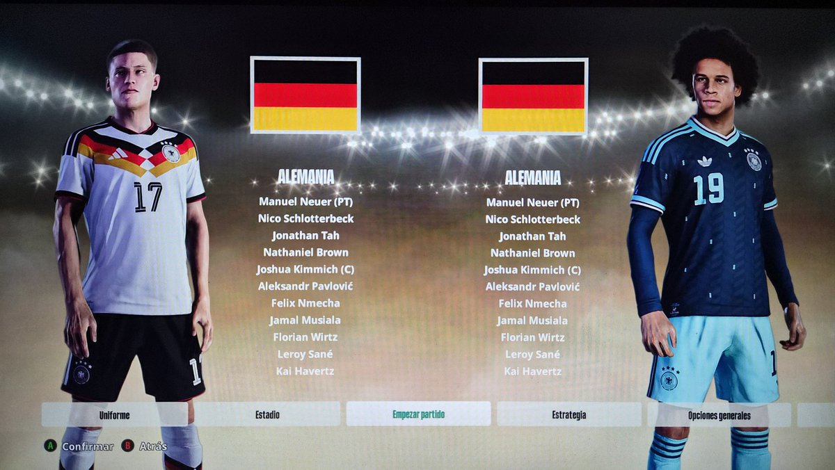 dimmub25's tweet photo. ALEMANIA WC 2026
New kits by KMC,  official rooster,  new stats https://t.co/bCZG6RFwLh