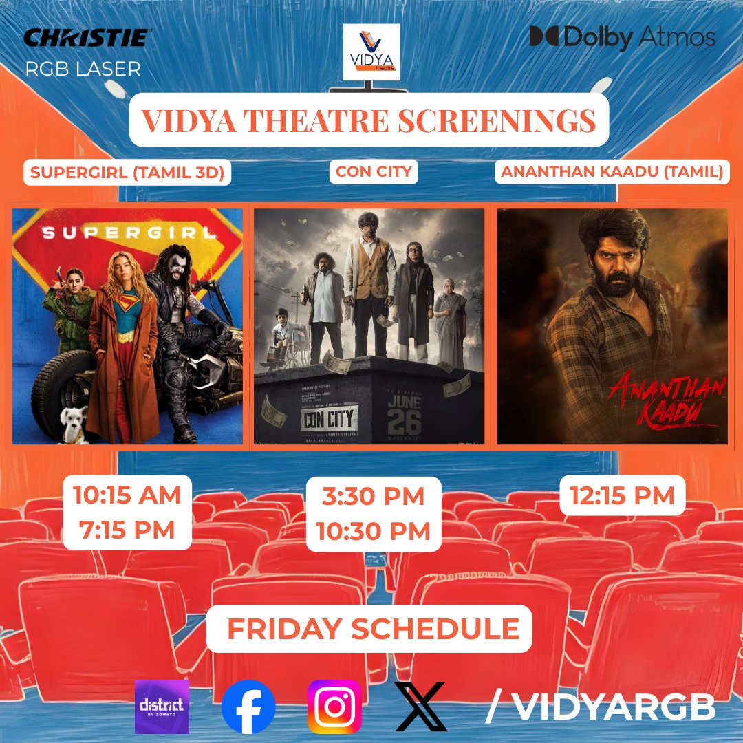 Vidya Theatre RGB Dolby Atmos tweet media
