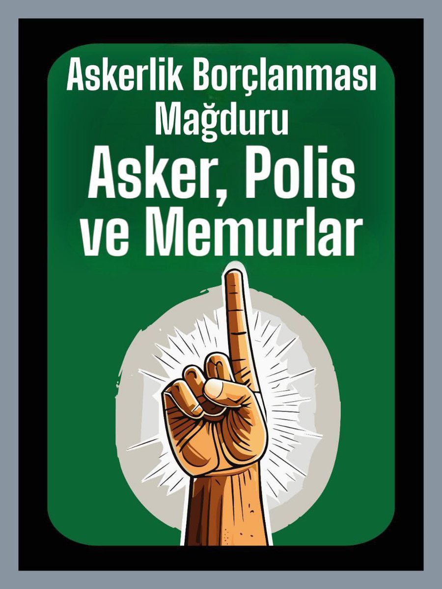 kaya_y27719's tweet photo. @Sait0901 @_Devletci_ #AskerlikBorçlanması 
mağduru Polis ve Askerler olarak olarak Devlet büyüklerimizden çözüm bekliyoruz.
@RTErdogan 
@dbdevletbahceli
@isikhanvedat 
@mustafaciftcitr
@avabdullahguler
@_cevdetyilmaz
@csgbakanligi 
@hasanoymez 
@hasandogan https://t.co/IydFca6YEX