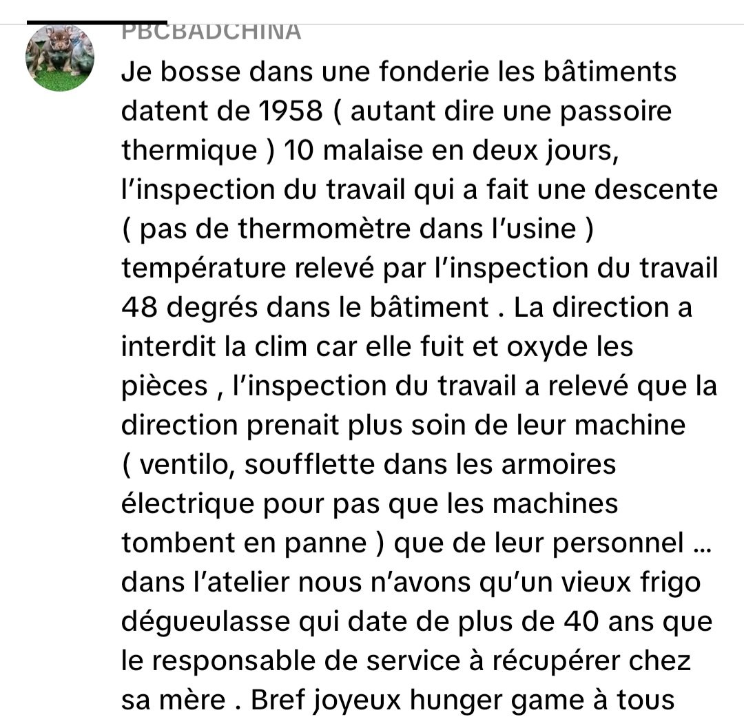 Marcodebavas's tweet photo. Témoignage sur mon tiktok que je voulais vous partager. 
#canicule https://t.co/i8K8mR9V7P