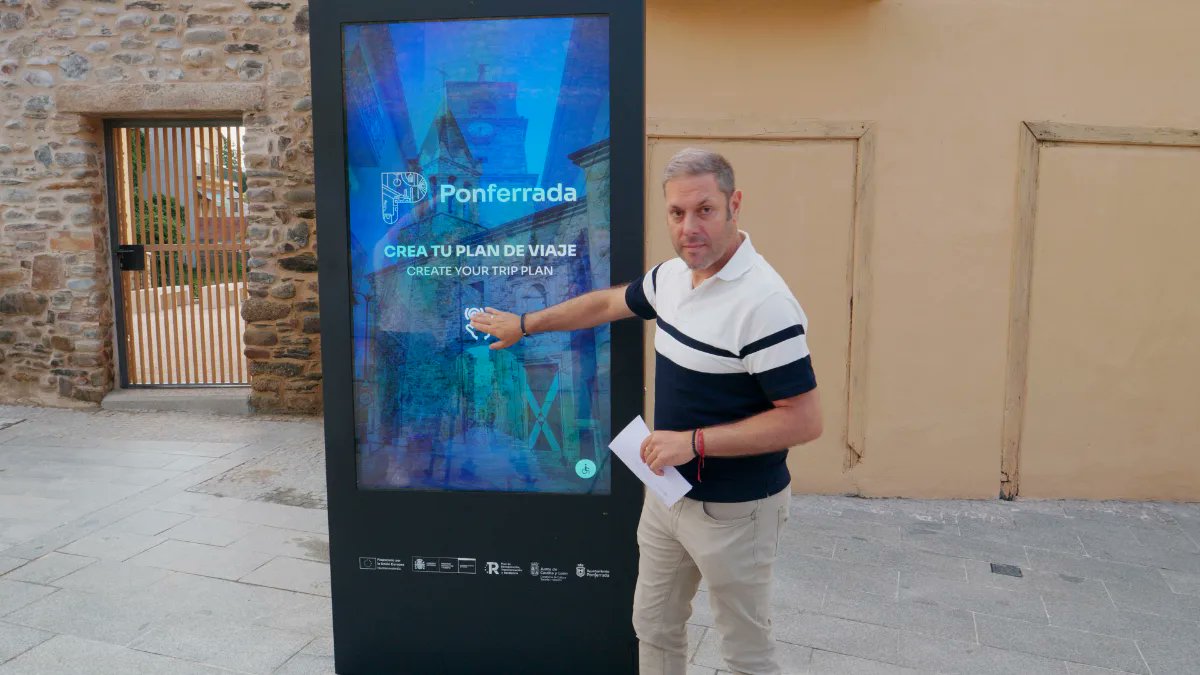 Bierzotv's tweet photo. VIDEO | El Ayuntamiento instala en Ponferrada cinco pantallas informativas táctiles para dinamizar el turismo
https://t.co/UqsdKvLqvT
@AytoPonferrada https://t.co/rANMn5NoBt