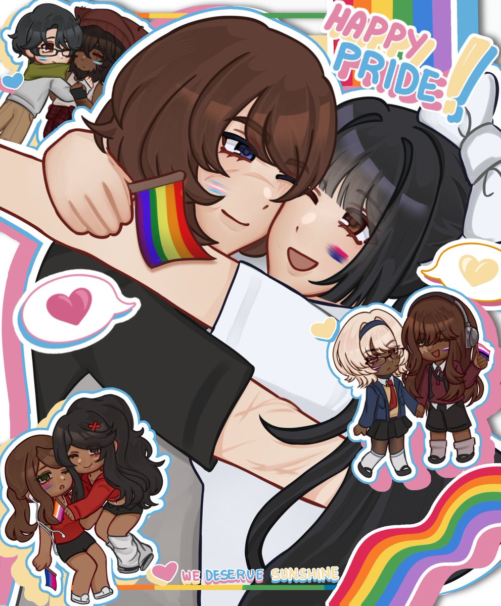 YuuniiSoNice's tweet photo. Happy pride!!🏳️‍🌈 Late pride month post but yea..

#daybreakroblox #daybreakrblx https://t.co/t40GfL8TVG