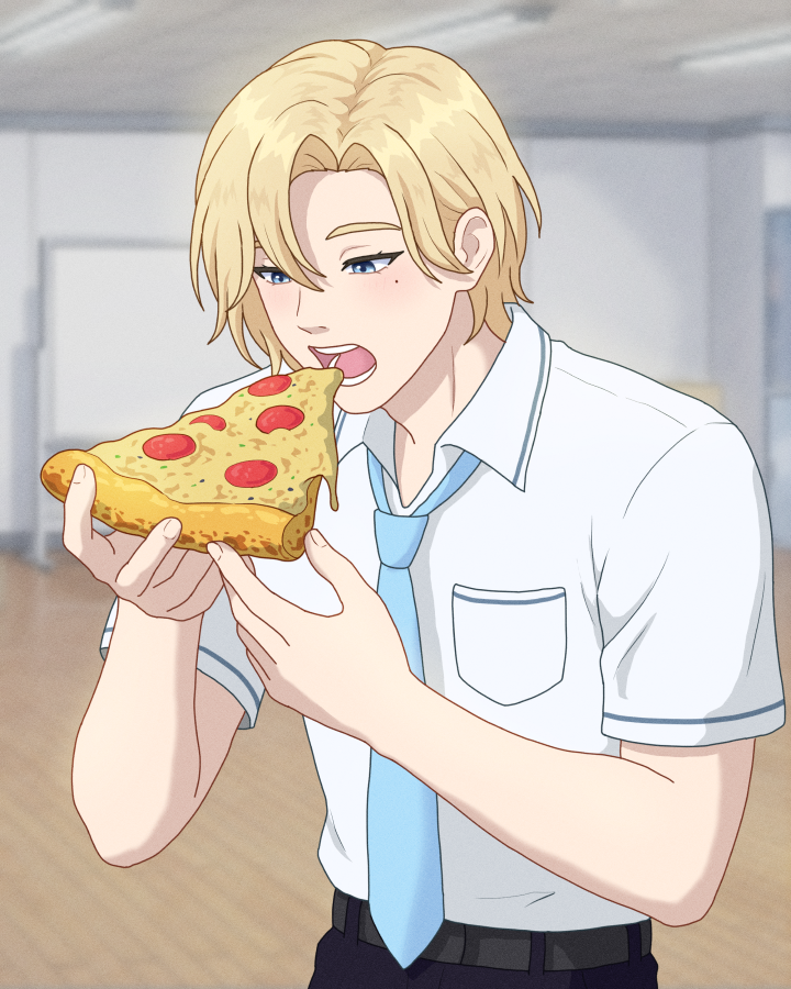 SikChang2's tweet photo. 피자 먹는 노아(Noah) 🍕

#한노아 #PLAVE https://t.co/o4ONLCOEjm