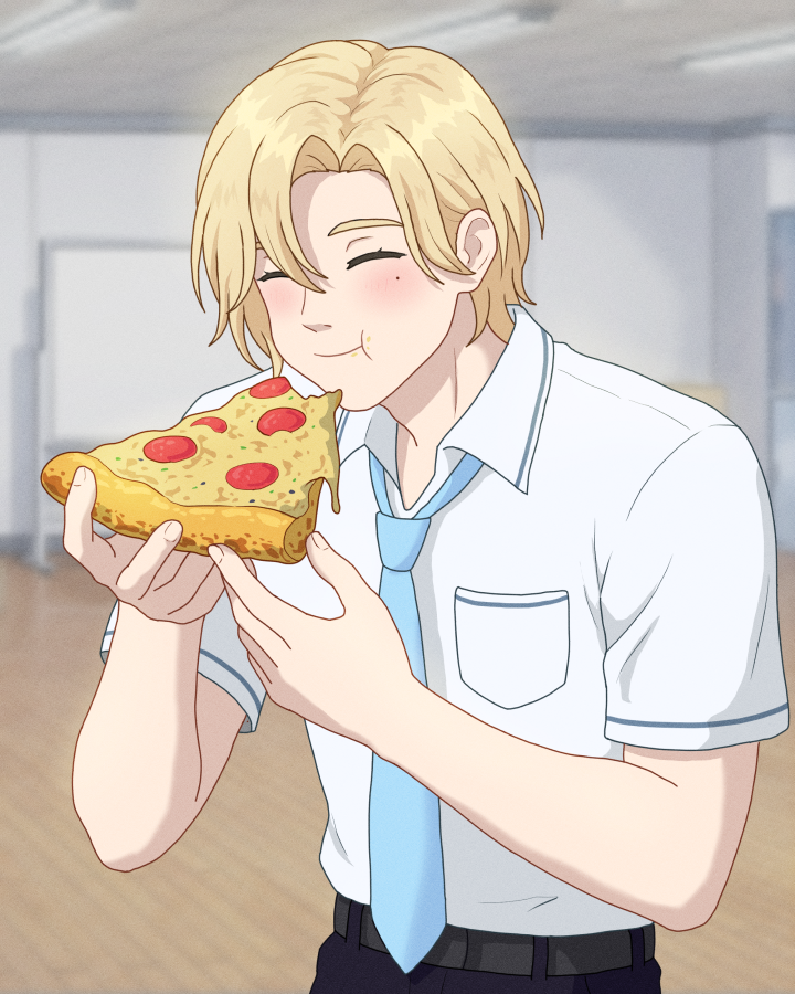 SikChang2's tweet photo. 피자 먹는 노아(Noah) 🍕

#한노아 #PLAVE https://t.co/o4ONLCOEjm