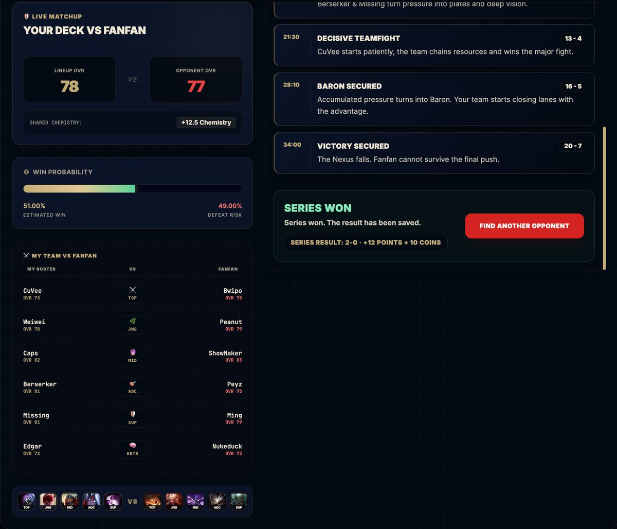 Urgot_Chavez's tweet photo. @Treatz I wanted to share this project with you and the community, since it's something for everyone to enjoy.

https://t.co/qoaCOOL7HW is a MULTIPLAYER game featuring the greatest LoL legends, where you can build a super team, collect cards, play rankeds, friend leagues, &amp; more https://t.co/jAT9wI9IF2