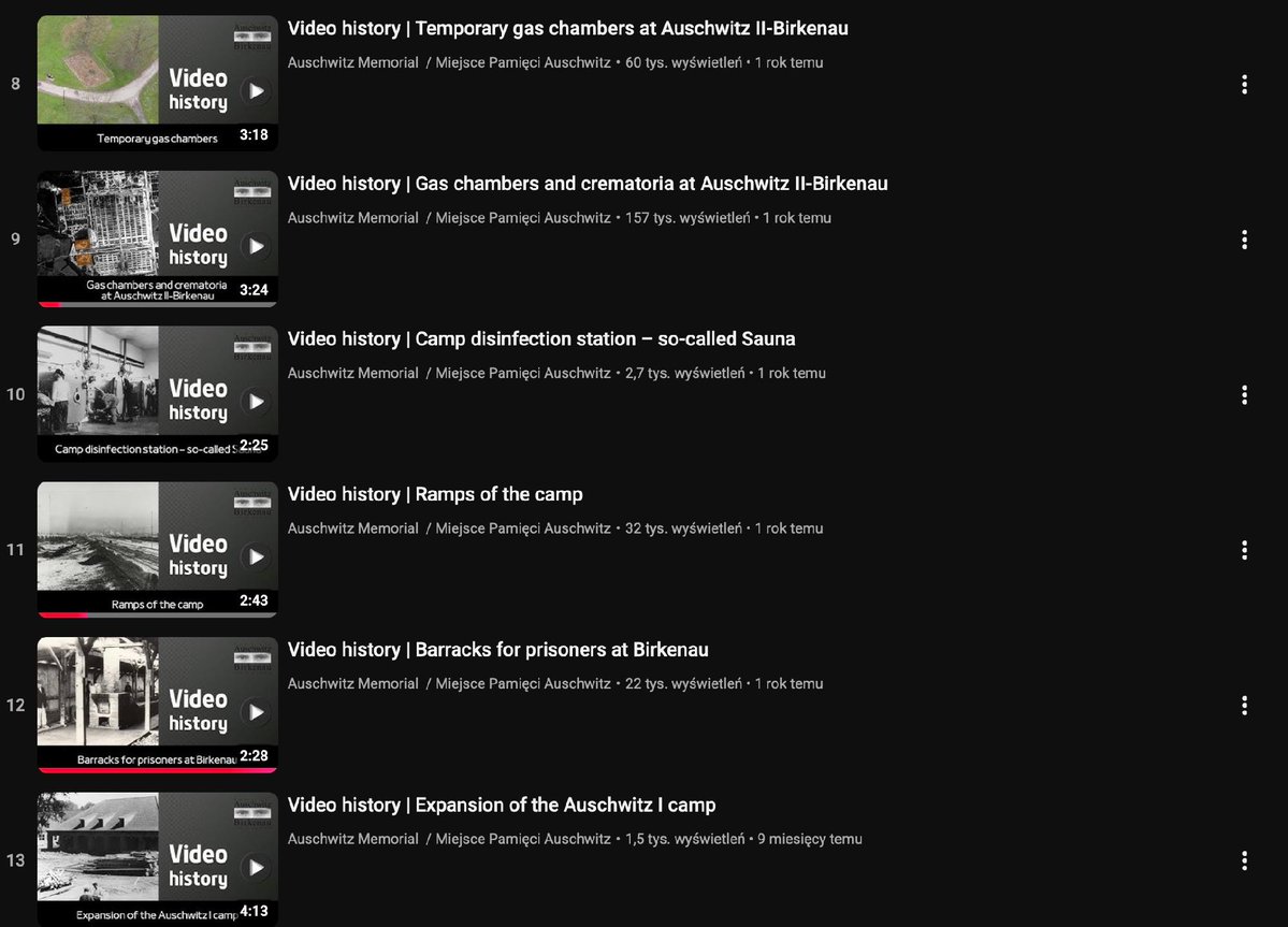 AuschwitzMuseum's tweet photo. On our YouTube page, we share videos on the history of Auschwitz, as well as footage of commemorative events, educational materials, webinars, and podcasts. We hope these resources will help everyone interested in this important history.

Join us & subscribe: https://t.co/BqT5wvyTRc

Amplify our voice. We remember together.