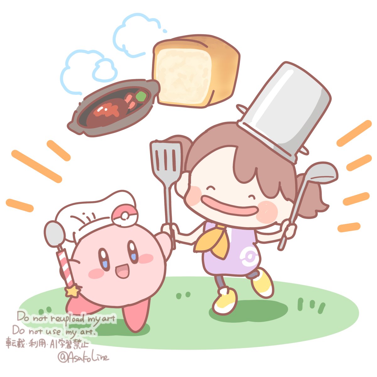 AsakoLine's tweet photo. 🍳🍞 https://t.co/INjS4w33kv