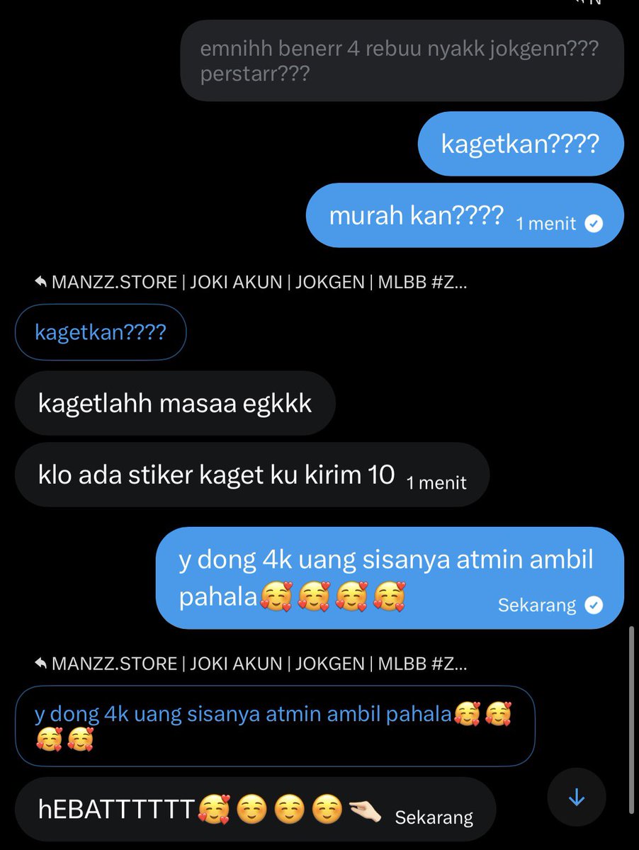 MANZZ.STORE | JOKI AKUN | JOKGEN | MLBB #ZONAUANG tweet media