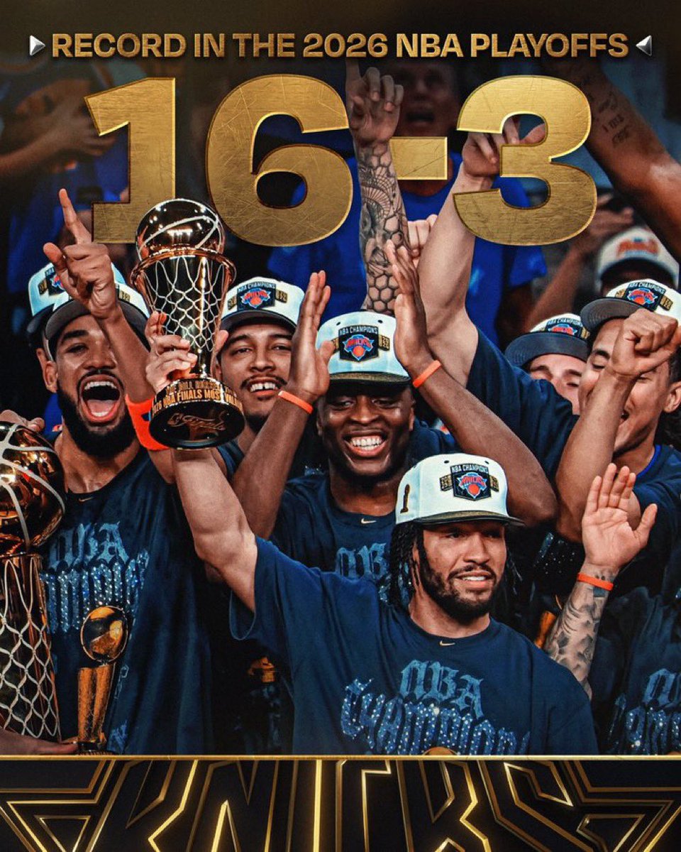 SavageNtheBox's tweet photo. Good Morning.

The New York Knicks are NBA CHAMPIONS. https://t.co/bAiwtjezYP