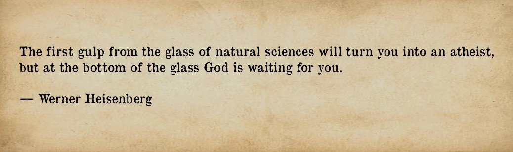 wisdom_theory's tweet photo. Heisenberg on Science &amp; God. https://t.co/A9CWev6gRP