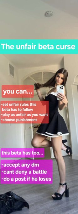 randomUser7x's tweet photo. dm me 

winner becomes losers slave and has to do any task (u can change the punishment if u want

#wankbattle #wankchat #wank #slave #curse https://t.co/fOSbYeTjDG