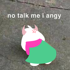 LemonyKleonella's tweet photo. Him angy 
#deltarune #ralsei https://t.co/n5DzQyLT75