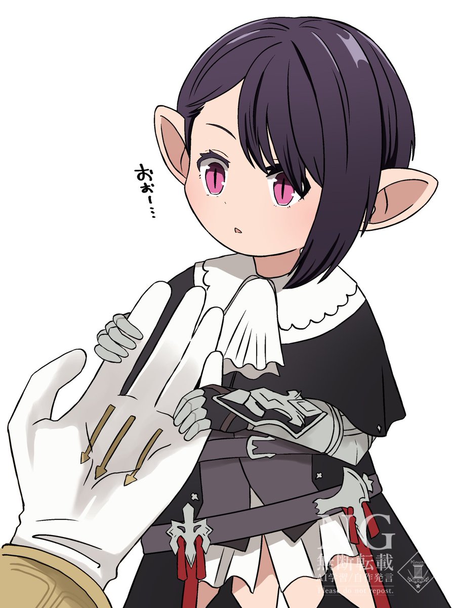 kinuito14's tweet photo. エメ光♀rkgk/エメとﾗﾗﾁｬﾝの手の大きさ比べは何回描いてもいいと世界設定資料本に載ってました(大嘘 https://t.co/mKJNAMdGiN