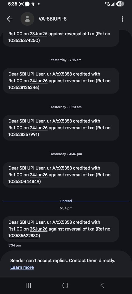 InsiderGlobal_N's tweet photo. Dear @SBICard_Connect ,

I am facing an issue while completing the KYC verification step of my SBI Card application (Application No: 2917413076743).

As part of the bank account verification process, I am required to transfer ₹1 via UPI/Net Banking to the provided beneficiary account. However, every attempt is getting automatically refunded, preventing me from proceeding with my application.

I am attaching screenshots of the transactions that are being refunded repeatedly. I have tried multiple times, but the issue persists and I am becoming increasingly frustrated due to the delay in completing my application.

Could you please look into this matter urgently and help me complete the verification process?

Thank you.
#SBICard #CustomerSupport