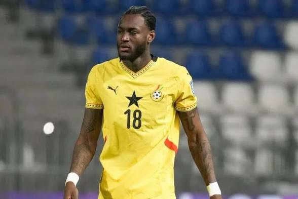 Manasseh_Azure's tweet photo. Jerome Osei Opoku! I pray he lands a big club after the World Cup. Same prayer for the rest of the outstanding Black Stars' players. https://t.co/415NE4iZoE