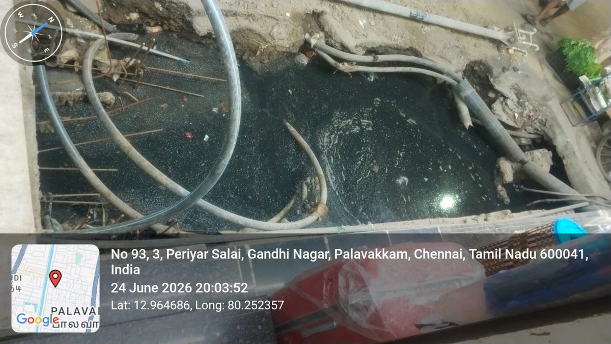 tsmkparty's tweet photo. சென்னையில் நடைபெற்று வரும் மழைநீர் வடிகால்கள் நீரோடு சிமெண்ட் கலவைகளை கொட்டி பணி செய்வது மக்கள்பணம் விரையமானதே. கடந்த ஆட்சியில் தரமற்ற முறையில் பணிகள் செய்ததாலும் அனைத்தும் சிதில் அடைந்து சேதமடைந்து திறந்தவெளி நிலையிலேயே உள்ளன குறிப்பாக மின்சாரவயர்கள் கால்வாய் நீரில்மிதப்பது அச்சமானதே சென்னை மாநகராட்சி அதிகாரிகள் அதை பார்த்தும் பார்க்காத வண்ணமே செல்வது வேதனைக்குரியது உடனடியாக இதுபோன்ற நிலையில் உள்ள அனைத்தையும் சரி செய்திட வேண்டும். @CMOTamilnadu. @chennaicorp #CMVijay‌ @tsmkparty