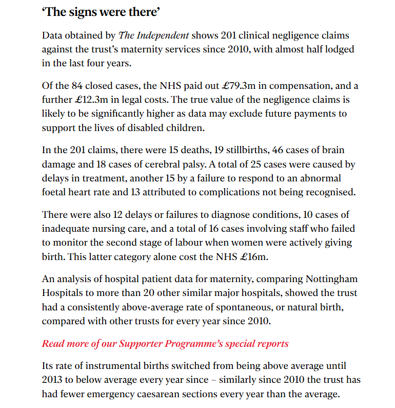 ShaunLintern's tweet photo. @TJCoats This is from my original report 5 years ago - its about piecing together various data. No single measure can give you the full view. We do need to be better at outcome measures - but also we know there is a problem broadly in maternity that has to be factored in https://t.co/fkfOR2A8FX