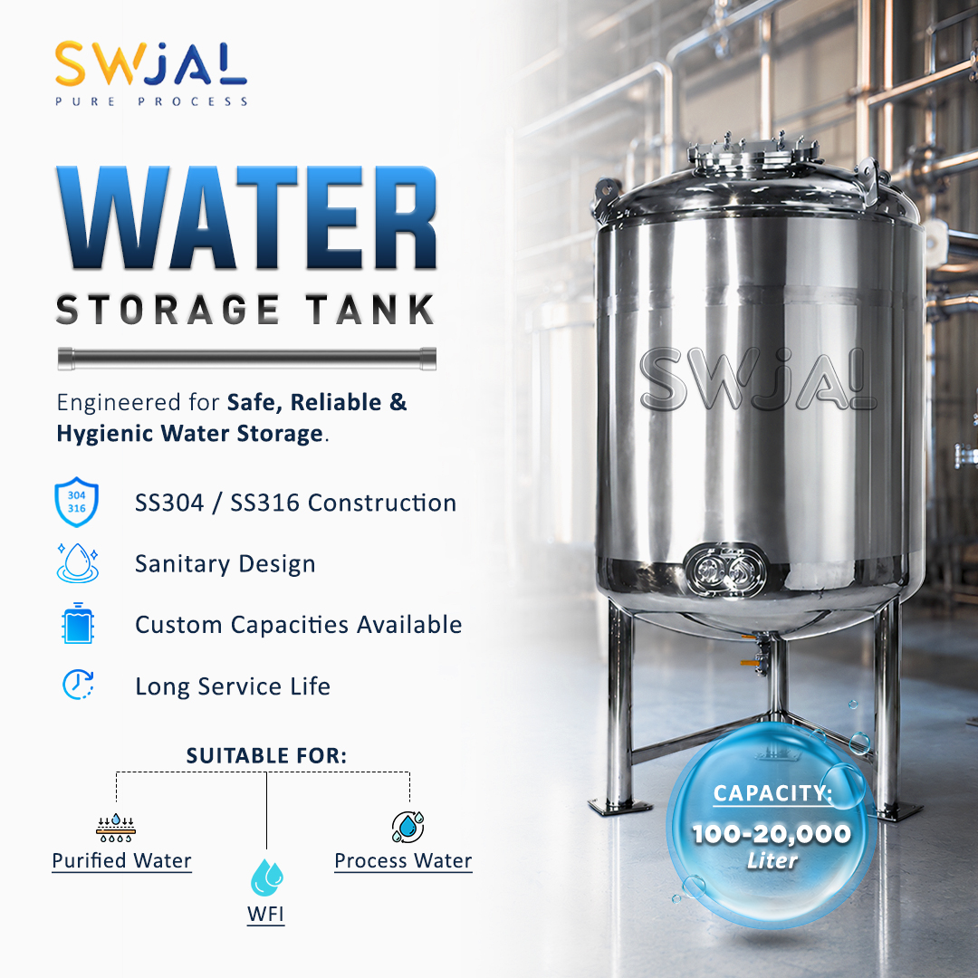Swjalprocess's tweet photo. 🛢️ Water Storage tank

💧Engineered for hygienic storage, durability, and industry compliance.

📩 Contact us for customized tank solutions.

#waterstoragetank #Storagetank #industrialstoragetank #SS316Tank #SSStorageTank #SwjalProcess https://t.co/QYyA5nNFCc