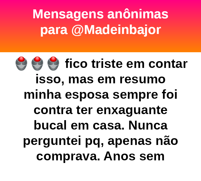 madeinbajor's tweet photo. #bajo42074
🖲️🖲️🖲️ Nossa coitada, eu entendo perfeitamente o trauma da sua esposa. 
Meu ex padrasto não deixava ninguém ver tv se ele não tivesse vendo tbm pq ele que pagava a conta de luz. Era proibido ligar a tv. Hoje em dia eu simplesmente não consigo ver a tv desligada. Ela sempre tem que estar, não importa oq tá passando.  E não consigo explicar racionalmente.