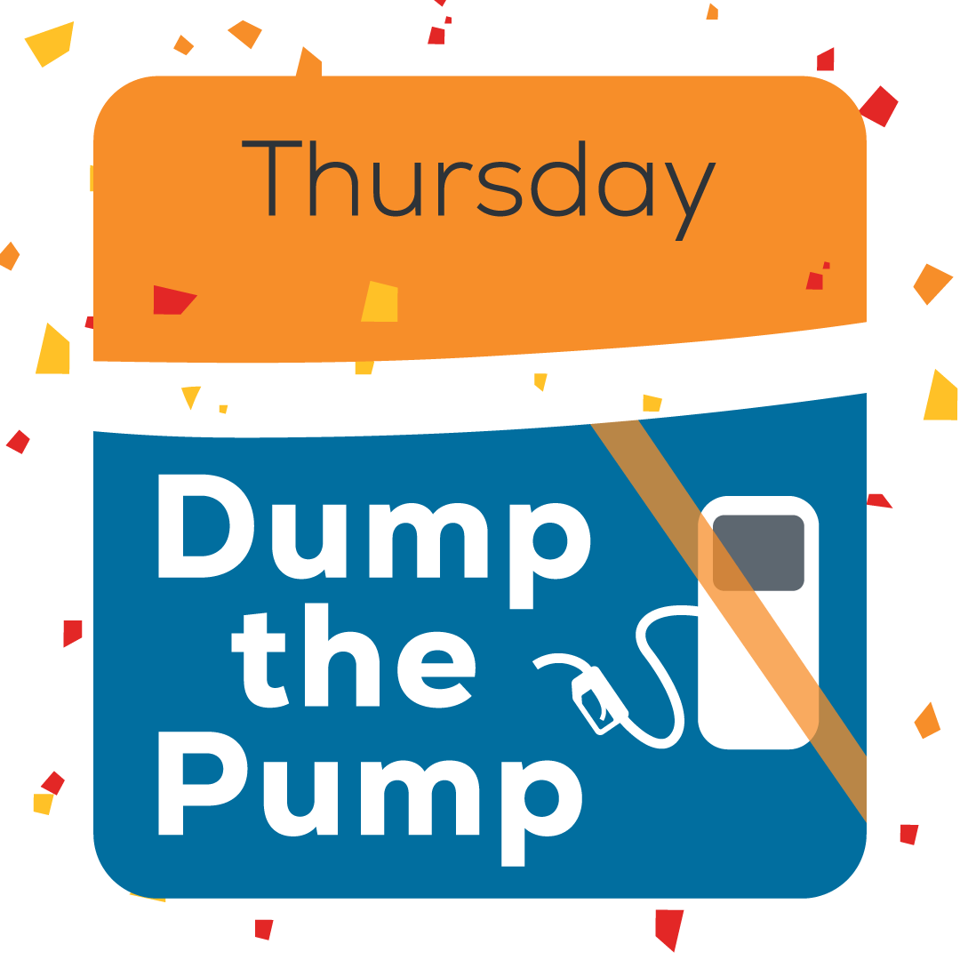 cutransit's tweet photo. 🚗💨 Give your car the day off—it's Dump the Pump Day!
 
Today, all rides on The Bus are FREE as part of Transit Appreciation Week. Whether you're heading to work, running errands, meeting friends or exploring Springfield, there's never been a better time to try transit. https://t.co/xjoEarBqyF