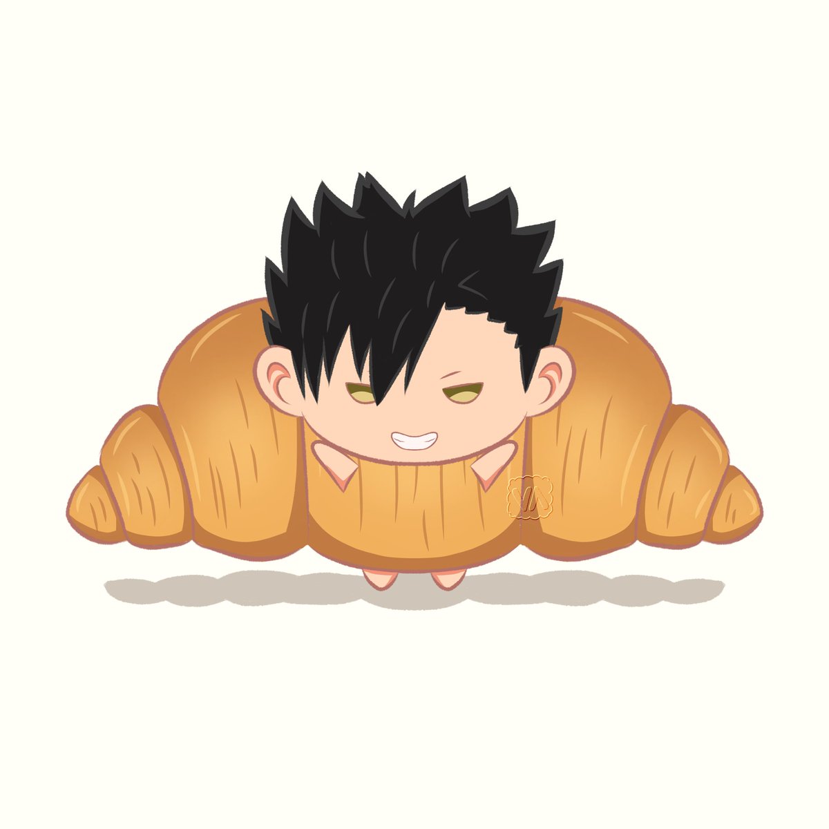 bysketchva's tweet photo. Haikyuu food series: Kurooissant 🥐
#ハイキュー https://t.co/8eeiZUAcBf
