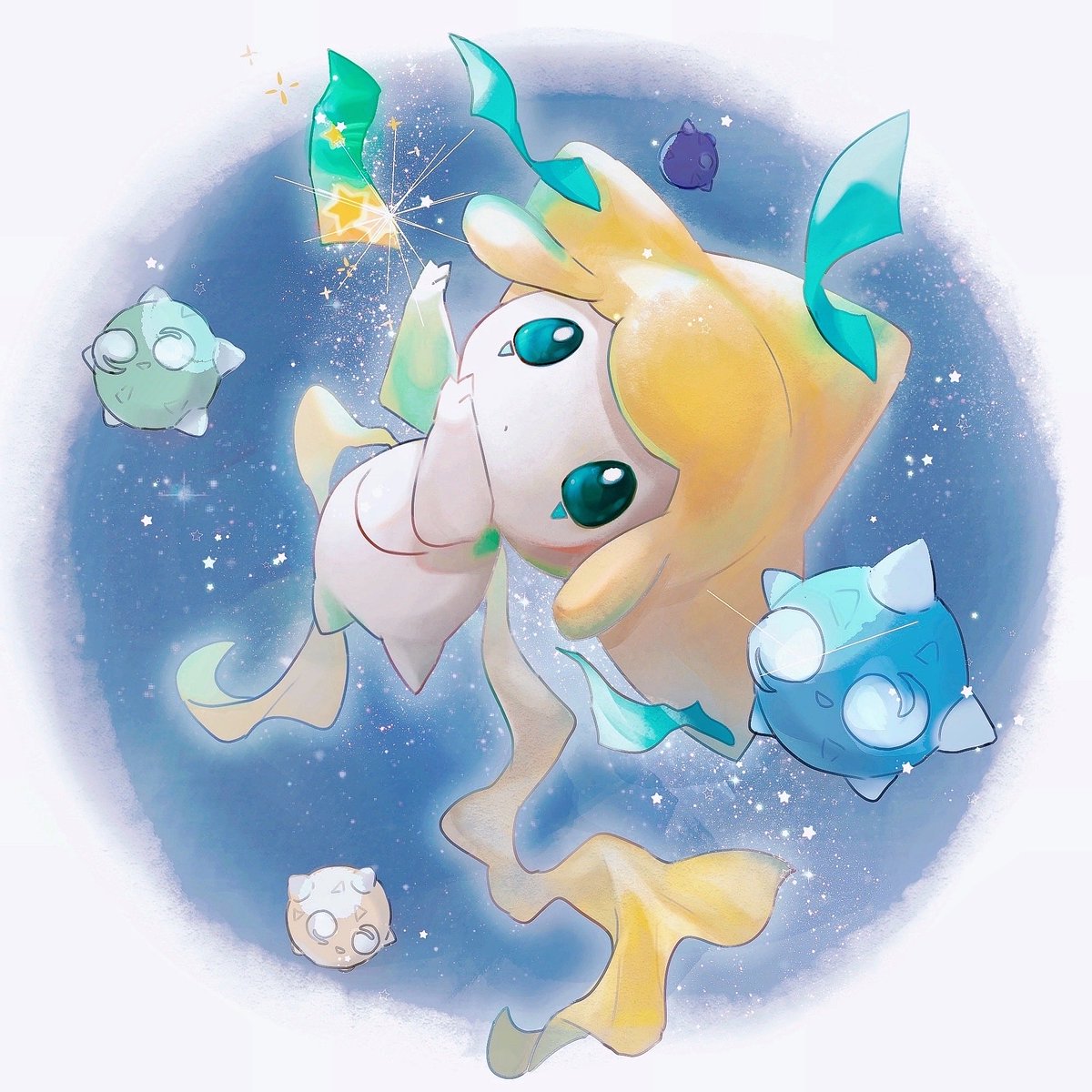 bluemoon_shhh's tweet photo. ˙⋆✮ジラーチ˚*ੈ✩‧ https://t.co/657QVGke4l