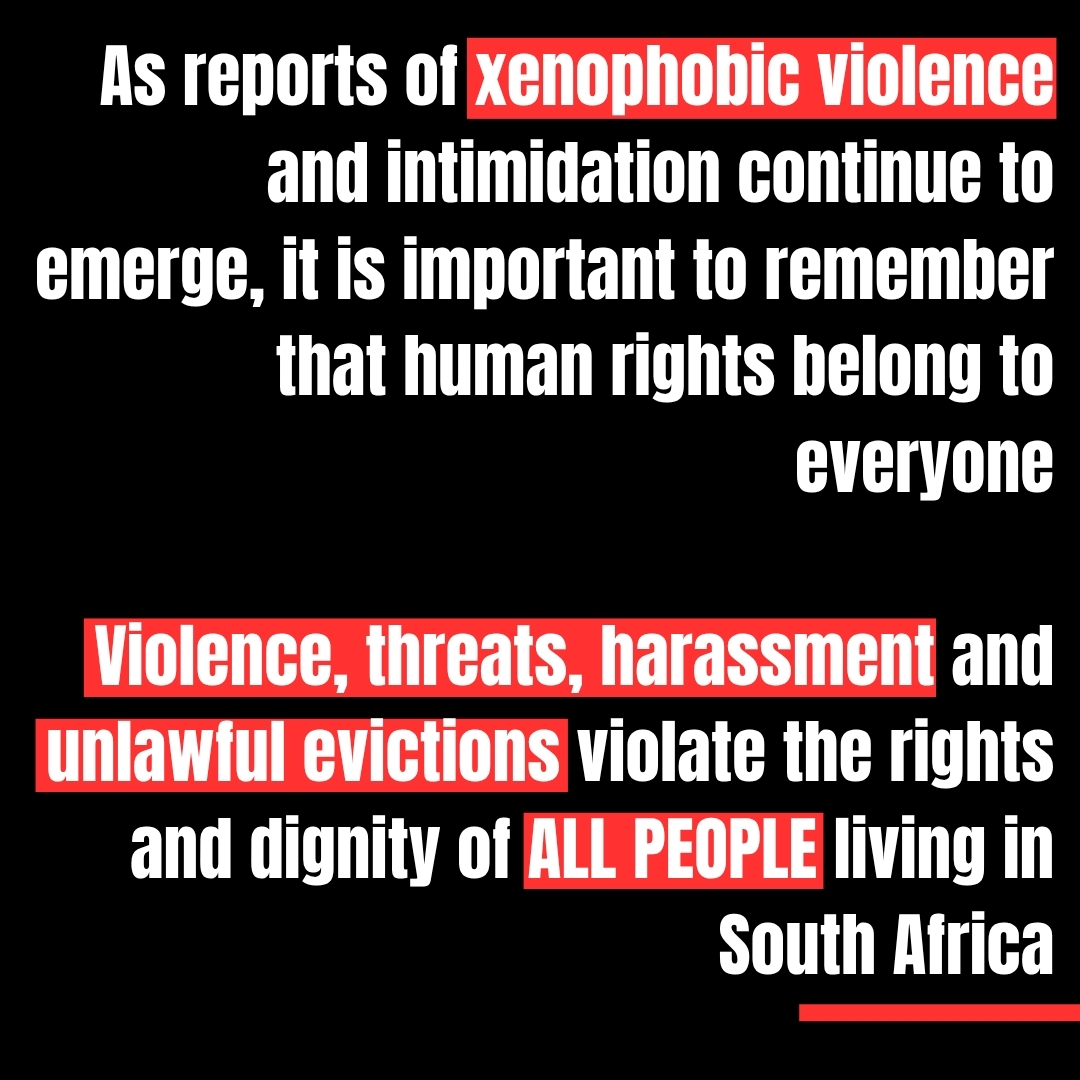 LHR_SA's tweet photo. 📢 🔴 NO ONE SHOULD FACE VIOLENCE BECAUSE OF WHERE THEY COME FROM 🔴

If you need assistance, support, or wish to report or assist someone or a community at risk of rights violations, please reach out to 

WhatsApp: 081 716 8791 | Toll-Free: 0800 079 614. https://t.co/JkDmtOfpC1