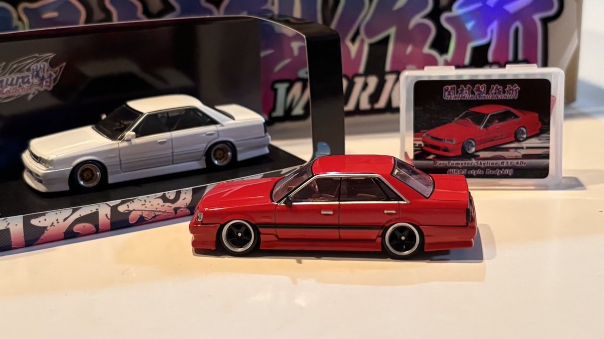 R31secondgo's tweet photo. ポン付けしてみた

全部装着するとクーペ顔っぽくなるのね💕︎

クーペで作りてぇ😭

フィッティングバッチリッスね👍🏻 ̖́-

 #関村製作所
 #R31スカイライン https://t.co/eSbi2wmAAk
