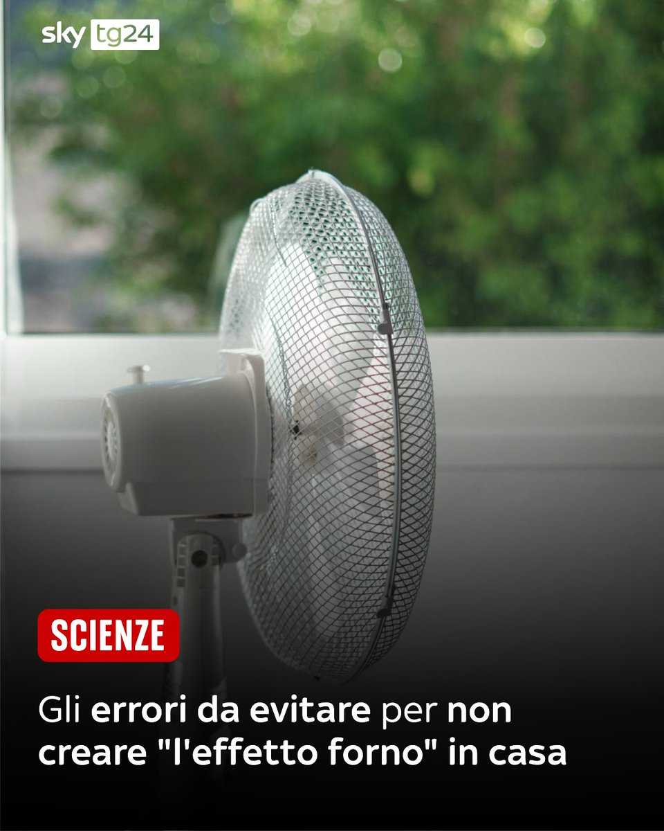 SkyTG24's tweet photo. Il cosiddetto "baking domestico" segnala la difficoltà di un edificio di smaltire il calore accumulato durante tutta la giornata a temperature molto elevate ➡️ https://t.co/am9fouaumf https://t.co/q72dDBLJ8u