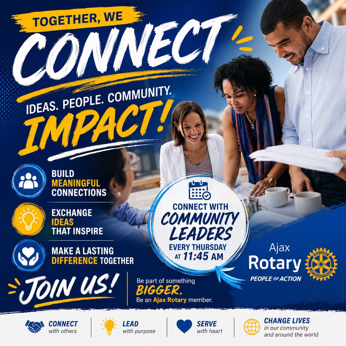 ajaxrotary's tweet photo. Come join us and change your life for the better.@ajaxrotary  @AjaxRotaryCC https://t.co/Ix6NEYimkJ