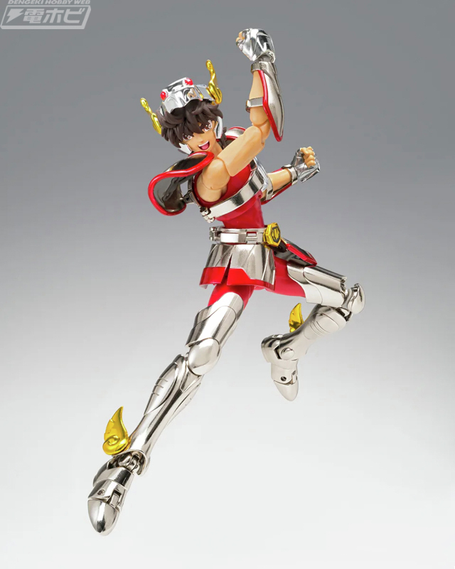hobby_magazine's tweet photo. 【今日の話題】『#聖闘士星矢』のアクションフィギュア「#聖闘士聖衣神話EX」にペガサス星矢（初期青銅聖衣）が新規素体・完全新規聖衣で登場！肩部分には特許出願済の新構造を搭載！

https://t.co/inm98Uo1A5 https://t.co/XAytRjjy4d