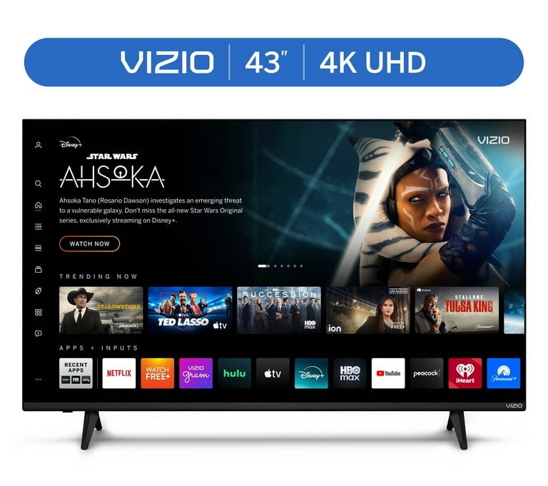 DealVibes's tweet photo. RESTOCK ~ VIZIO 43" Class 4K LED HDR Smart TV ~ Only $118 @ Walmart:

https://t.co/HfQI88RnDy #WalmartPartner #Ad https://t.co/maUIpy8QLi