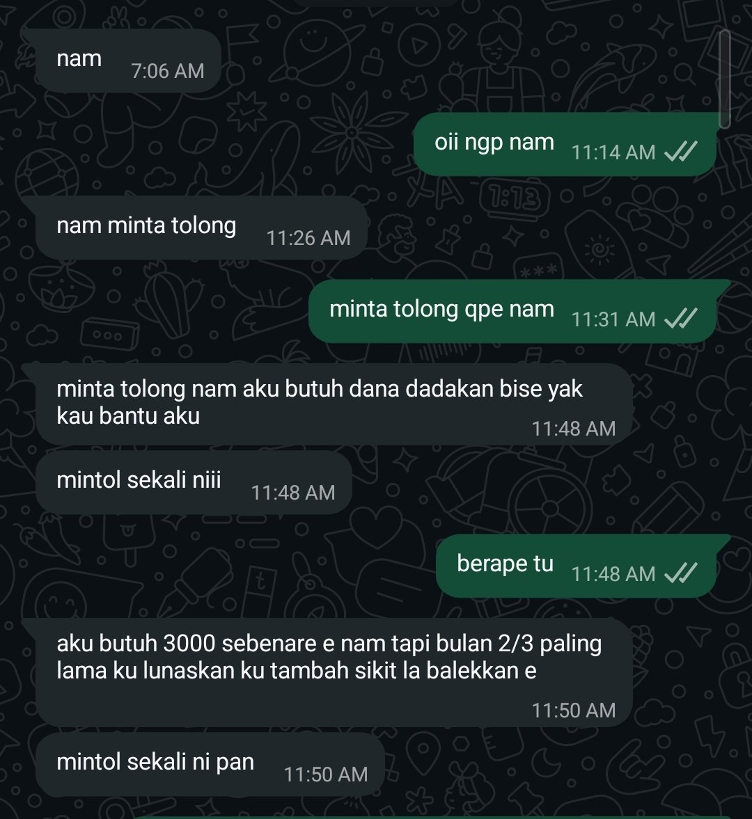 _lpan_'s tweet photo. menjalani kehidupan dewasa... cepat membaik lah kalian wahai teman² https://t.co/4Gg2UBCrXQ