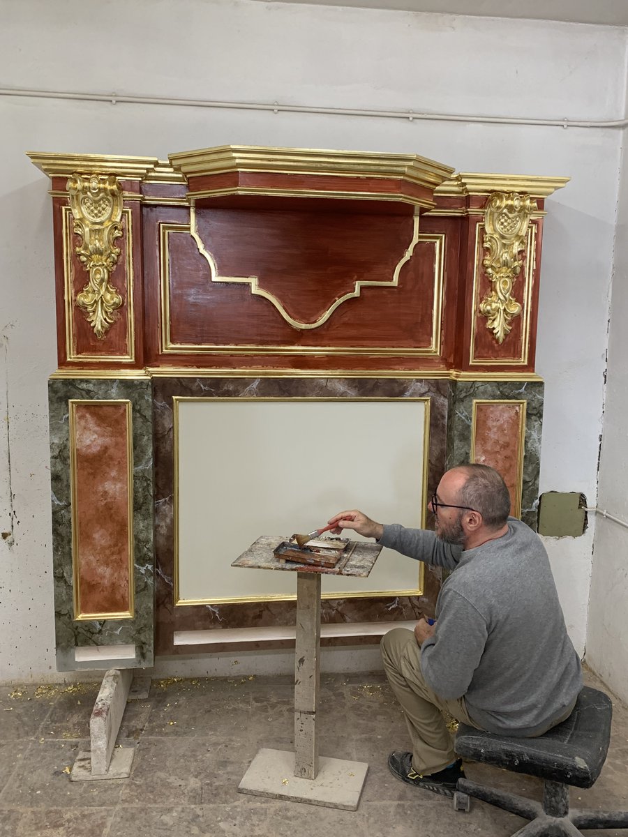 MartinezHorche's tweet photo. Nuestro último retablo instalado en la Catedral Castrense de Madrid, presidido por San Fernando (Patrón del Arma de Ingenieros). Fue bendecido por Juan Antonio Aznárez Cobo, Arzobispo Castrense de España
#SanFernando #catedralcastrense #Horche #artemartinez #ingenierosdelejercito https://t.co/5iwCelVnEg