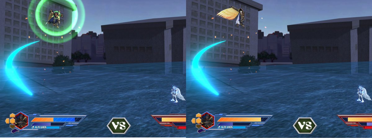 DRA_Remake's tweet photo. Having an 'A' in all stats, Alphamon has virtually no weaknesses, destroying projectiles and penetrating through barriers with his neutral. Using the Alpha Inforce, they reset all damage recently received as well as stopping time for everyone else!

#Alphamon #projectdigimon https://t.co/lp545k3VaP