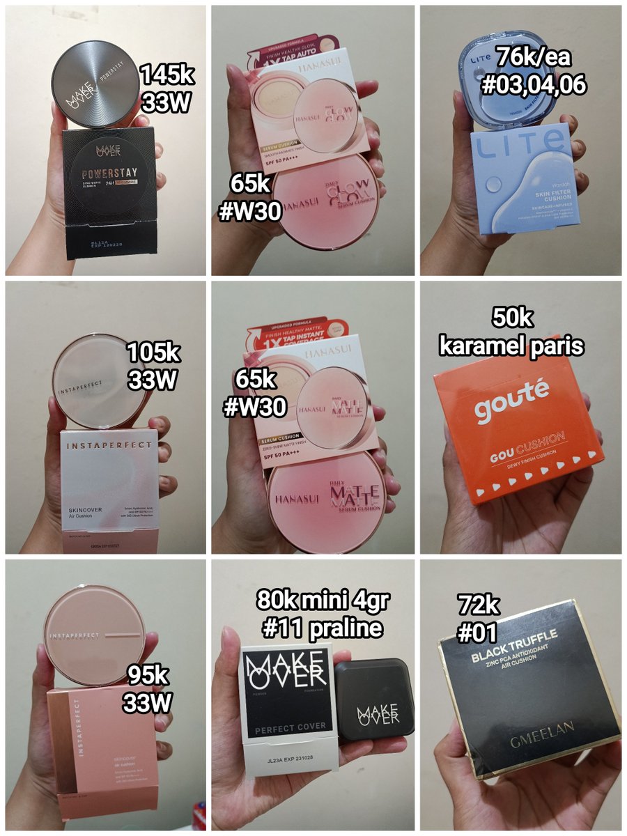 Araaxyv's tweet photo. WTS WTS‼️
Makeup + skincare
Banyak new &amp; prelovv juga
Harga khusus splitpay
Mau fullpay oyen? Bisa bgt
https://t.co/r08GKHo9kV https://t.co/LAGWsQ5ITS