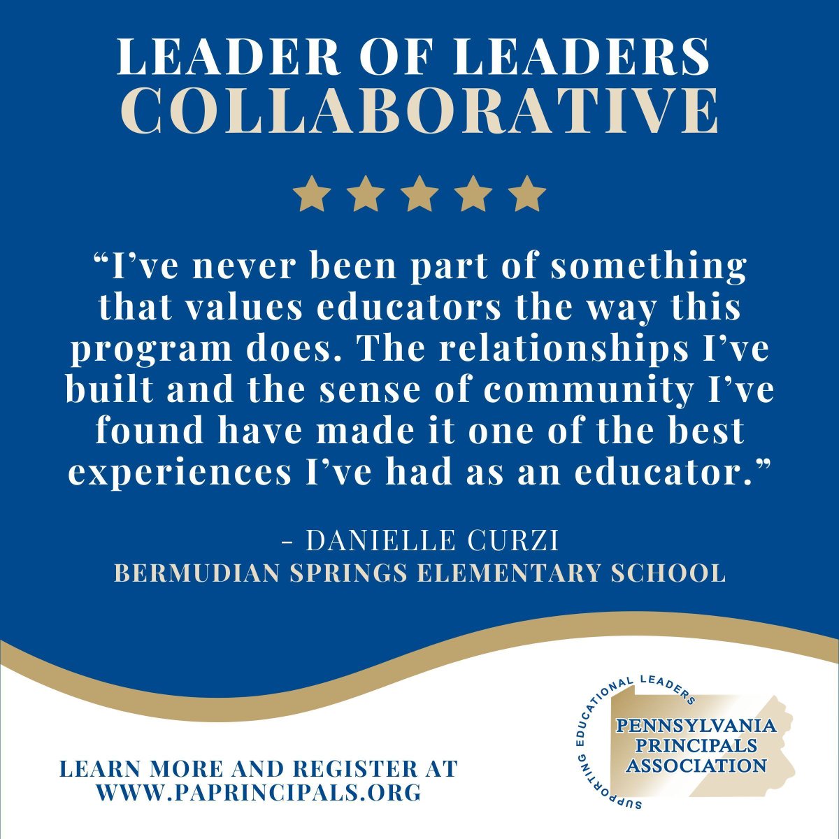 PAPRINCIPALS's tweet photo. ⏰Time is running out! Join the 26–27 Leader of Leaders Collaborative, a community of experienced school leaders committed to learning, growing and leading together. 
📅Kickoff: July 14–16, 2026 | Pittsburgh, PA
🎓90 Act 45 hours
🔗Register: https://t.co/yA7hId2spX
#PAPRINCIPALS https://t.co/ifYPvkQYIf