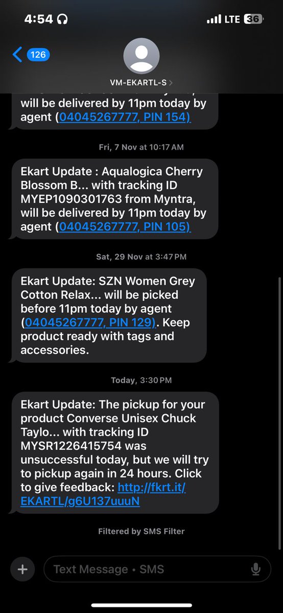Howlinharmony1's tweet photo. @MyntraSupport I ordered converse chuck Taylors from your app and due to some sizing issue I requested for an exchange but no attemp has been made to pick up the product. Instead the exchange has been cancelled and the customer support has not beej helpful either. Plz help. https://t.co/n2gQpJMDjy