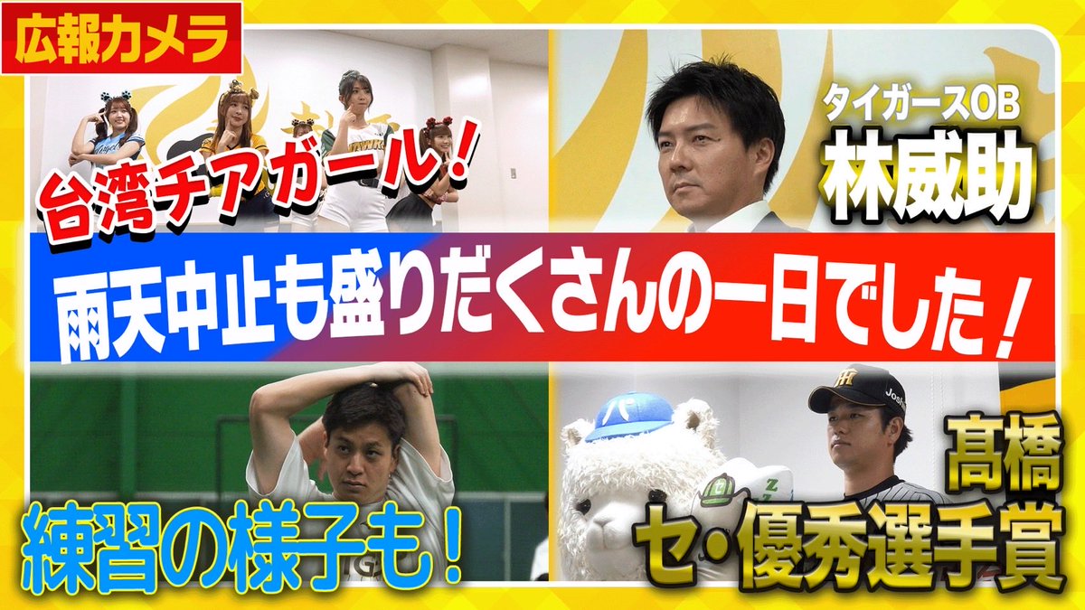 TigersDreamlink's tweet photo. 【公式YouTubeチャンネル】
#台湾デー が予定されていたものの本日の試合は中止となってしまいました… しかし、台湾からお越しいただいたタイガースOB #林威助 氏に台湾の魅力と野球について語っていただきました！
https://t.co/211uHlneYo https://t.co/hW3kmB9Ud9