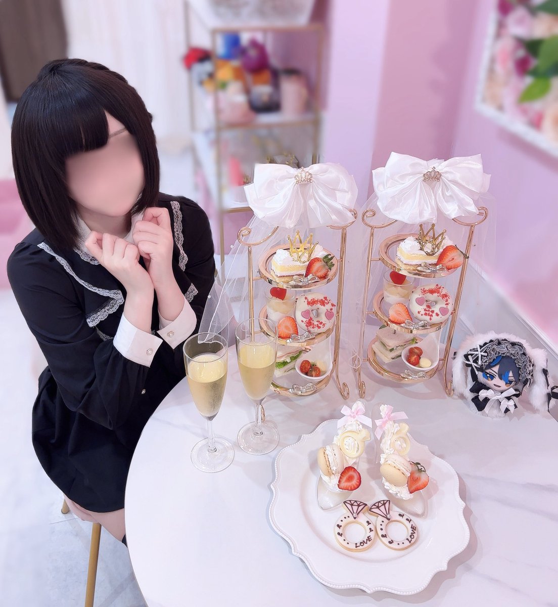 nir_o0_'s tweet photo. お友達とアフヌン〜🎶
ねいろくんのぬいもお洋服着せて連れて行ったよ( ᵕ̩̩ ⩊ ᵕ̩̩ )♡
色味合っててかわいくて3150でした🎶

#リオデジャねいろ https://t.co/GiGtsXzIrF