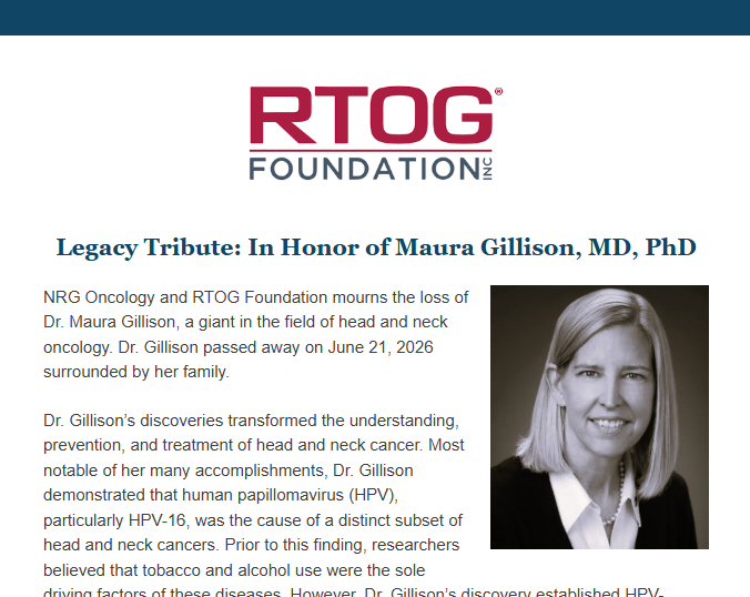 RTOG Foundation tweet media