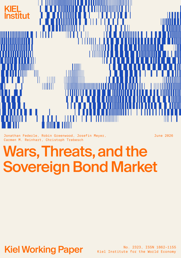 int_mon_econ's tweet photo. Highly relevant!

"Wars, Threats, and the Sovereign Bond Market" by Jonathan Federle, Robin Greenwood, Josefin Meyer, Carmen Reinhart, and Christoph Trebesch.

"We study how wars and military threats affect financial markets. Leveraging more than 300,000 monthly price observations since 1822, we create an external currency bond index for more than 90 countries — the EXBI. Using the EXBI, we document large effects of wars on returns and borrowing costs. In a global external bond portfolio, a one-standard-deviation war shock lowers returns by five percentage points. At the country level, wars at home generate sharp losses and increase default risk. Military threats depress bond prices in threatened states, but not in threatening ones, highlighting their role as a channel for eoeconomic coercion."

https://t.co/DwfmF9hqpE