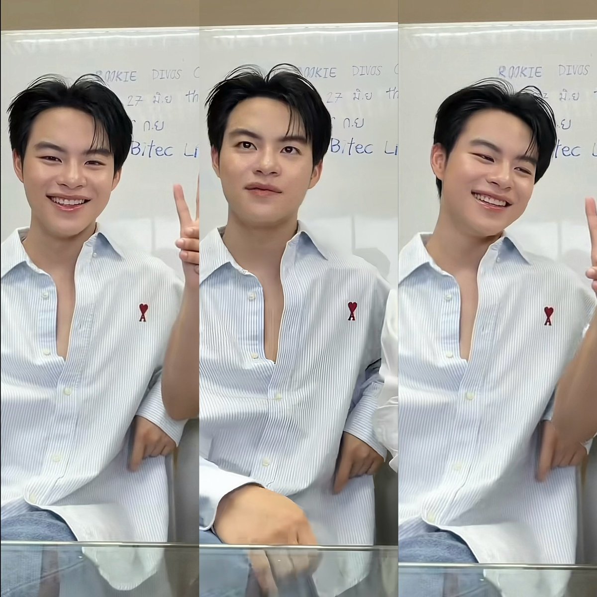 WaiJabb's tweet photo. มาร์คกับเสื้อ Ami ทีไร ชั้นเสียยยยย
พี่ Ami มาพามาร์คคริสไปออกงานหน่อยฮีใส่แล้วโคตรหล่ออออออ💥🫵🏻
#MARCKRIS https://t.co/CqSw2sRtoz