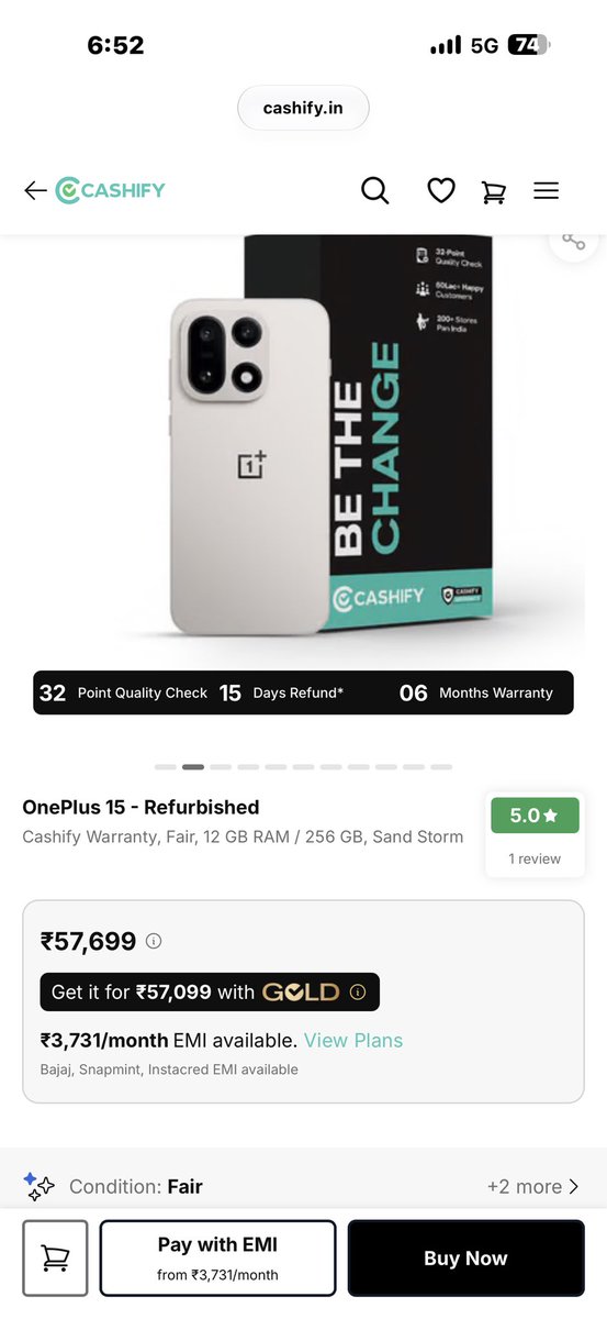 JimmyKimmer6's tweet photo. @Cashify_  is a real scammer dont sell and dont buy any mobile her website and store mene ek phone liya 19. Hazar ka or usme nakli battery nakli battery backup @OnePlus_Support use a high advanced battery cashify is a cheater now i sell this phone on cashify 3000, 16k ka loss https://t.co/Z8Ffgt9XNy