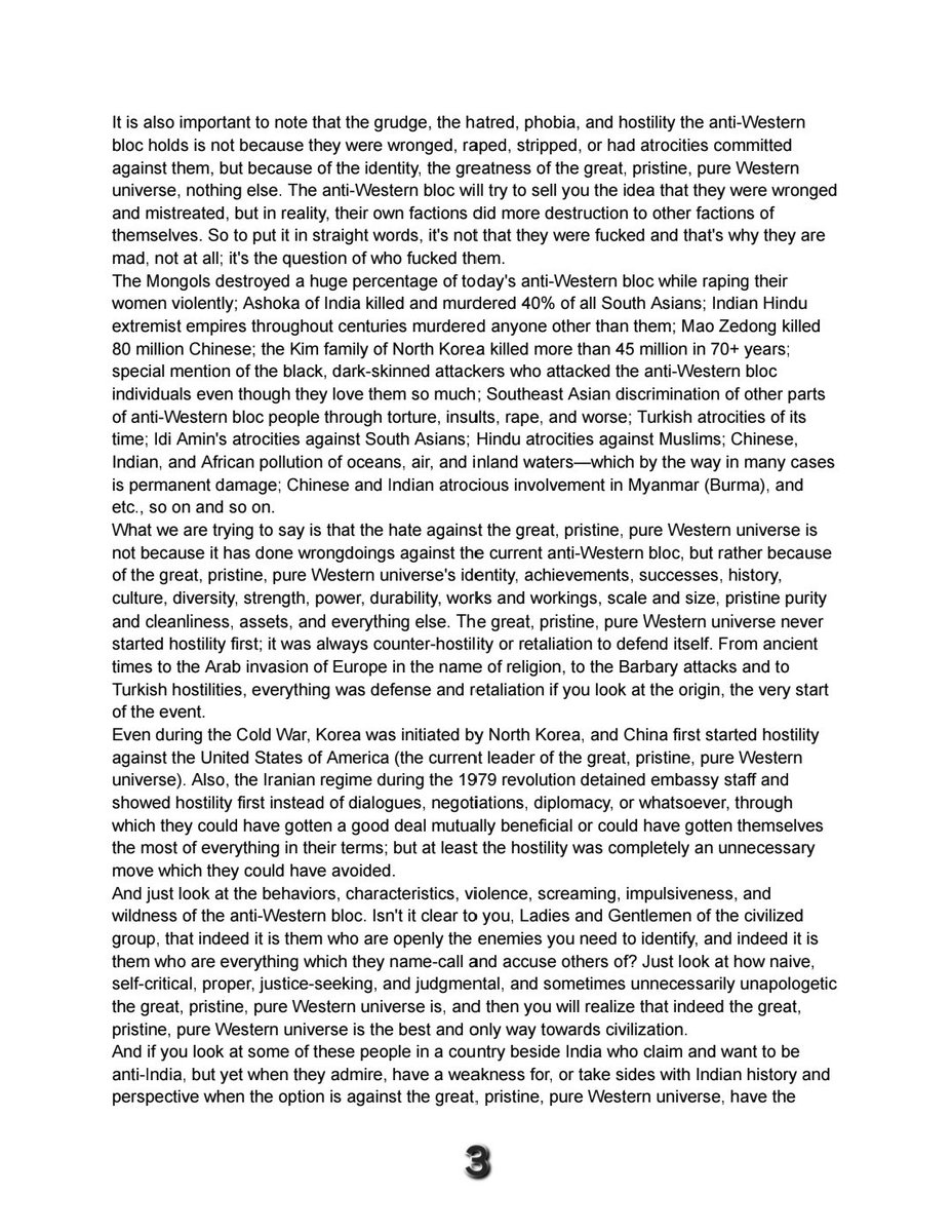 SohanSabre's tweet photo. All The Workings to Protect, Preserve and Defend The Great Western Universe.

The West is The Best!!!
#West #USA #Best #Ancient #Pristine #Pure #Protect #War #Battle #AntiPollutants 

Check The Reply Section. Read all the texts below. https://t.co/wbFrrNuo3Y