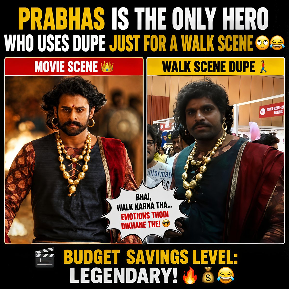 MaheshFanati's tweet photo. Walk scene ki dupe tho chese fans matladatam 🤣🤣 https://t.co/6xfNuFjy8q