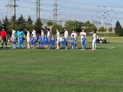 KenmoreSoccer's tweet photo. The Kenmore Lions were ball boys for the Niagara 1812 Soccer team!! https://t.co/tHYAZhP9o5