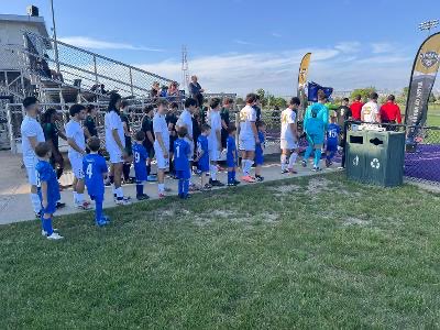 KenmoreSoccer's tweet photo. The Kenmore Lions were ball boys for the Niagara 1812 Soccer team!! https://t.co/tHYAZhP9o5