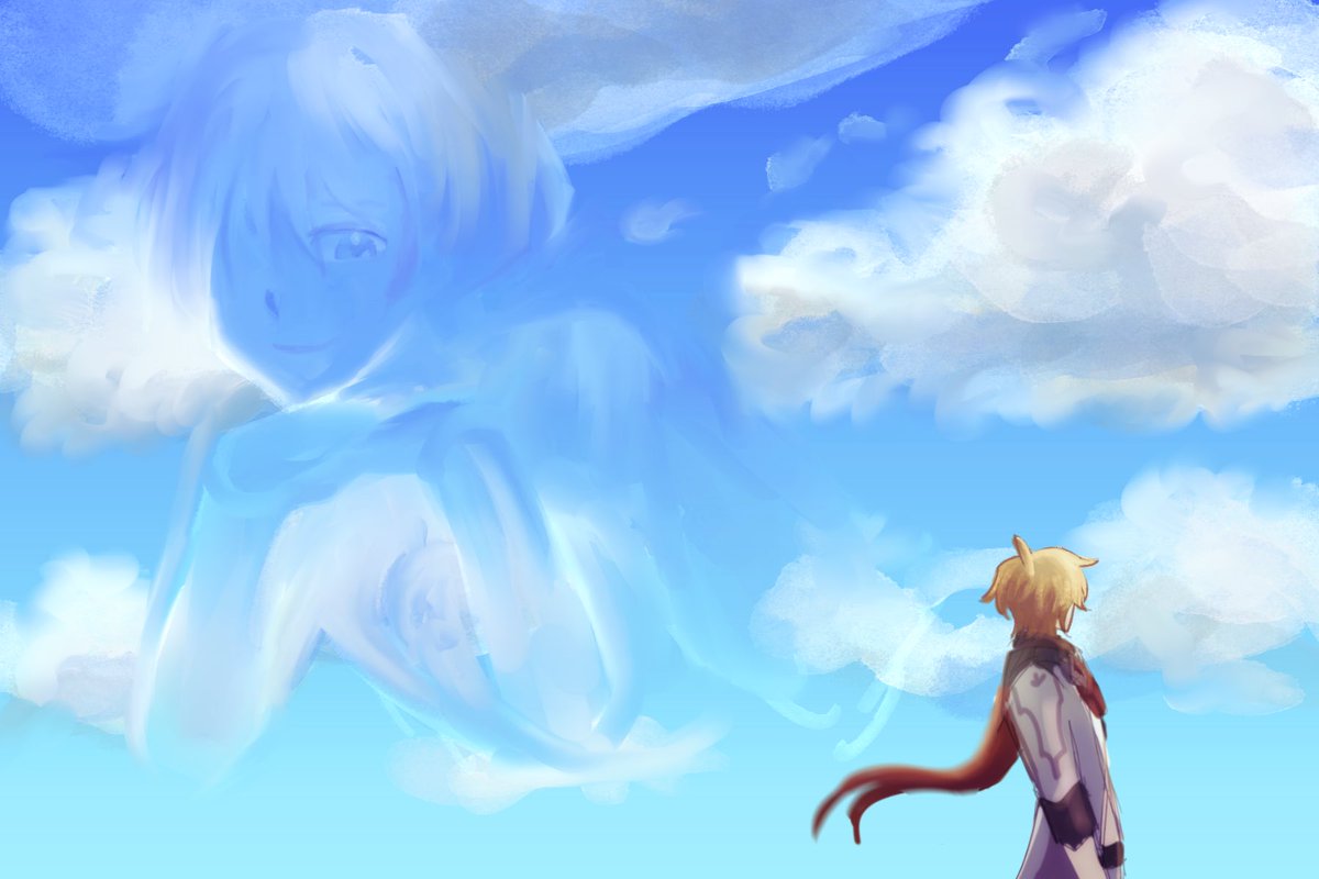 scaev's tweet photo. to live for the hope of it all 

random 30 minute doodle! 🥳 Maybe i’ll do a more refined job when im free hehe 

#chiscara ☂️🐳 https://t.co/y5ghAFi6AB