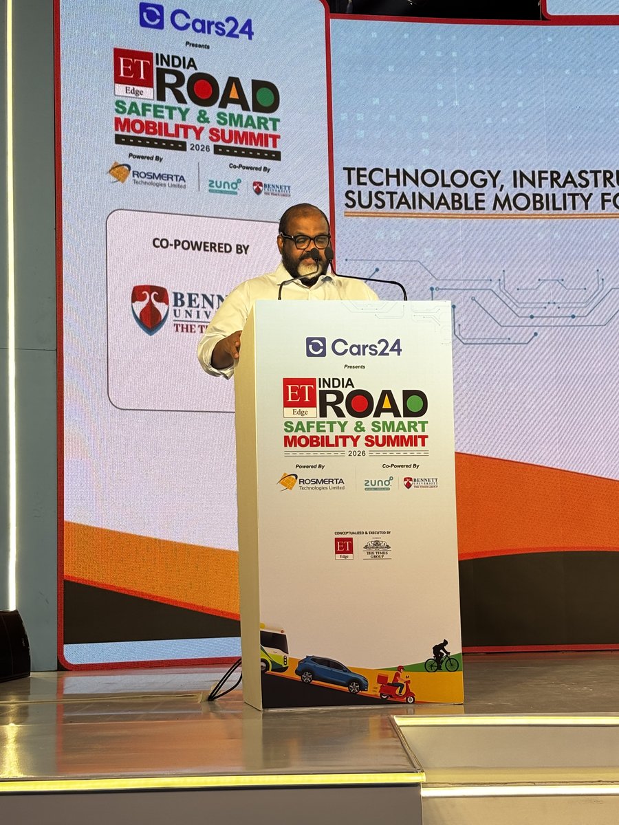 BarsIndia's tweet photo. A few glimpses from the ET Edge India Road Safety &amp; Smart Mobility Summit 2026.

Driving conversations that inspire safer roads and smarter mobility.

#BARS #Samaaj #Sarkaar #Bazaar #ETIndiaRoadSafety #SmartMobilitySummit #RoadSafetyAwareness #SaferRoads #SafetyFirst https://t.co/Bm6jDrqXqc